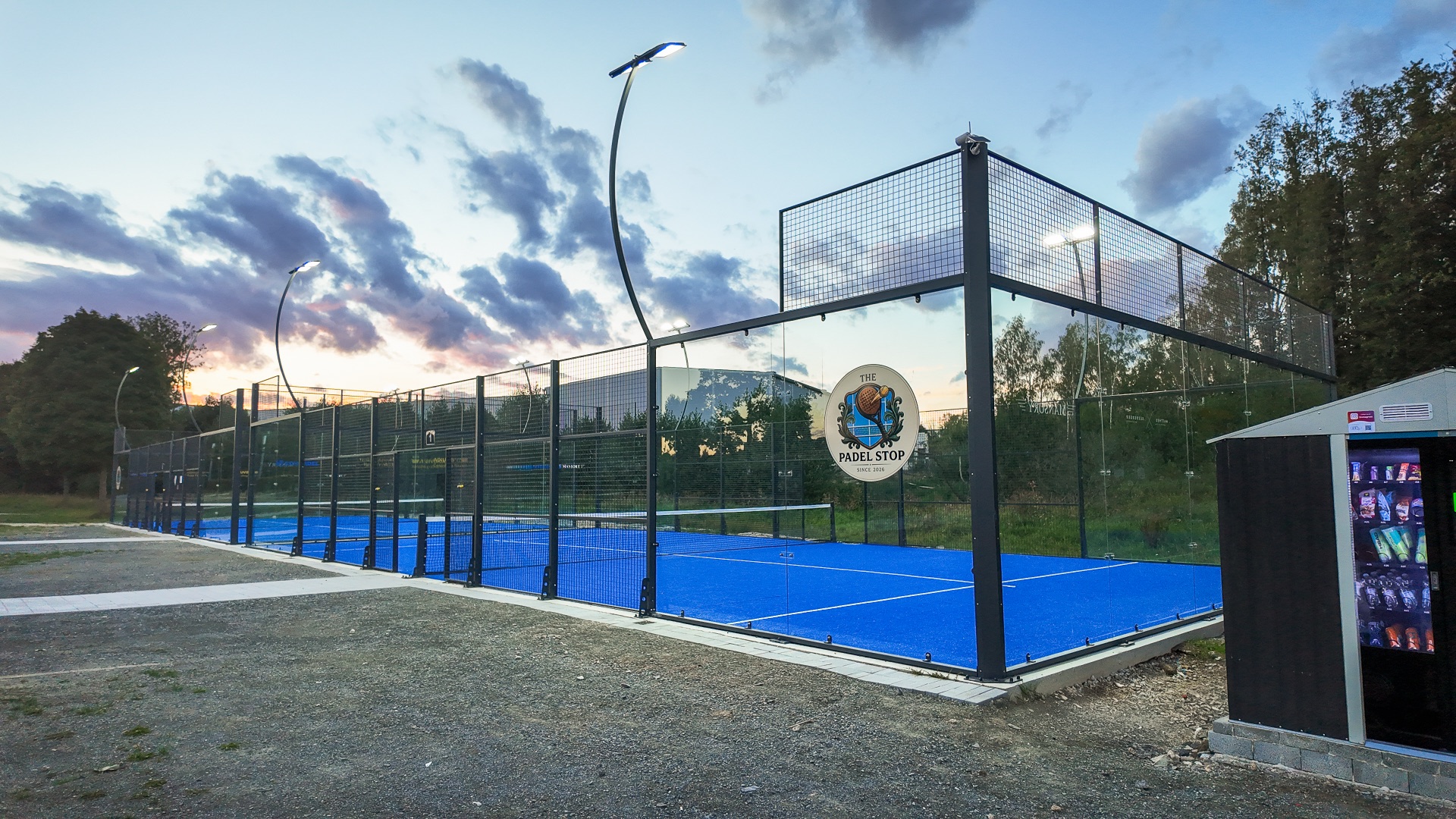 Platz 1 — Professioneller Outdoor-Panoramaplatz bei ThePadelStop in Marktredwitz
